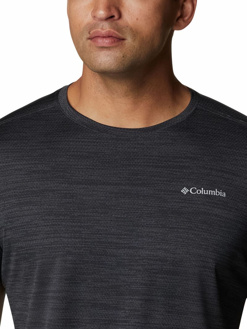 Polera-Manga-Corta-Hombre-Alpine-Chill-Zero-Negro-Columbia