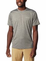 Polera Manga Corta Hombre Columbia Hike Crew Negro Columbia