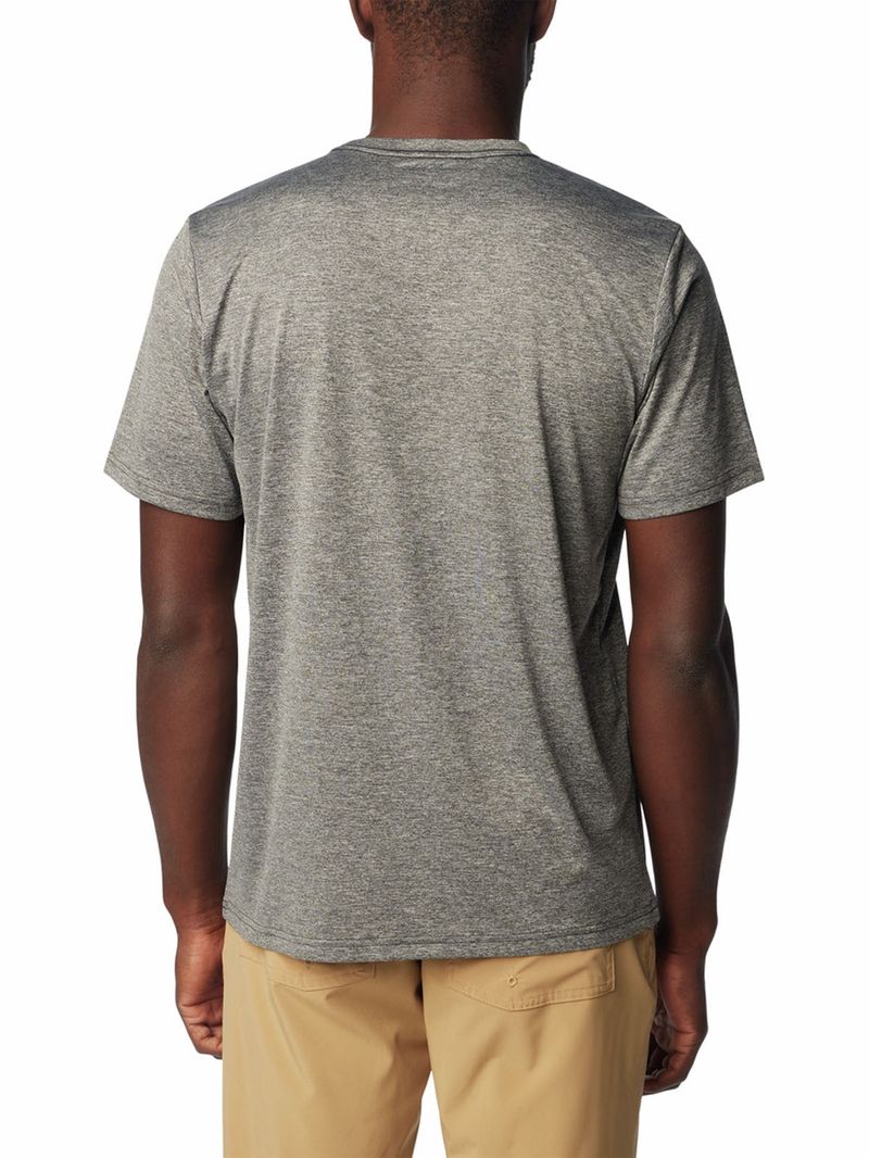 Polera Manga Corta Hombre Columbia Hike Crew Negro Columbia