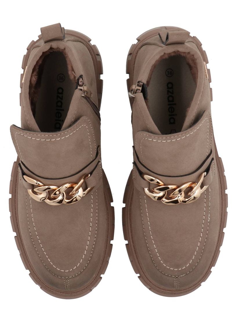 Botín Mujer Milan Taupe Azaleia