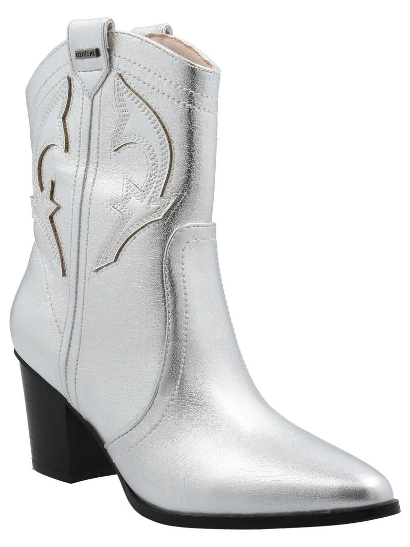 Botín Mujer Betis Plateado Azaleia