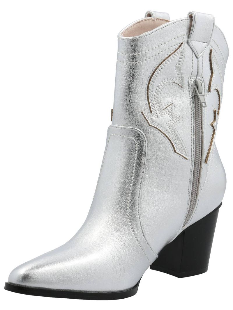 Botín Mujer Betis Plateado Azaleia