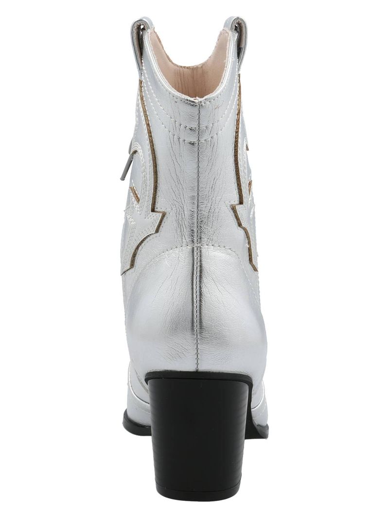 Botín Mujer Betis Plateado Azaleia