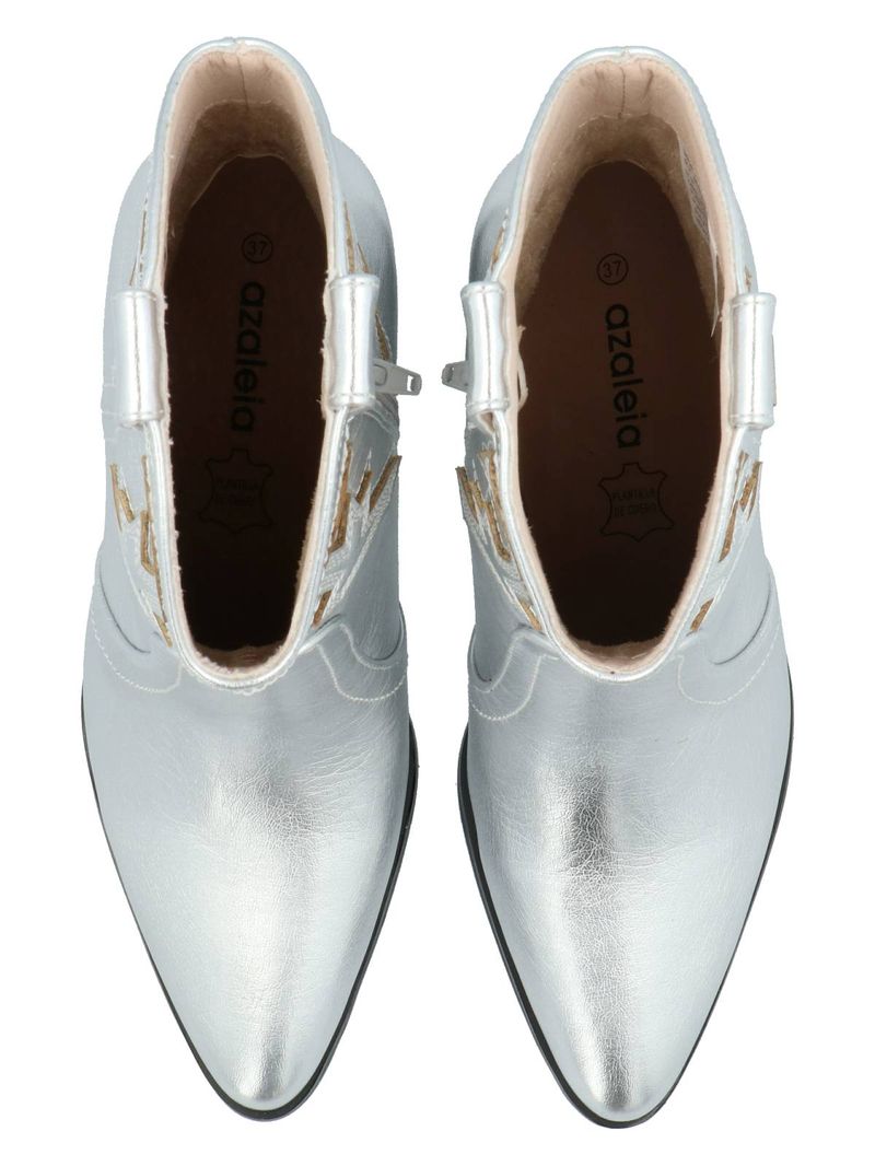 Botín Mujer Betis Plateado Azaleia