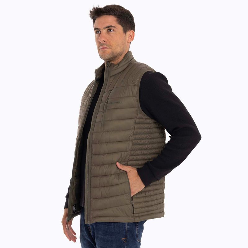 Parka Sin Mangas Hombre Full Zipper Merrell