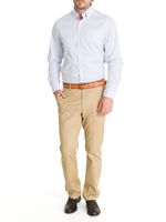 Camisa Cuello Button-Down Hombre Easyiron Celeste Rockford