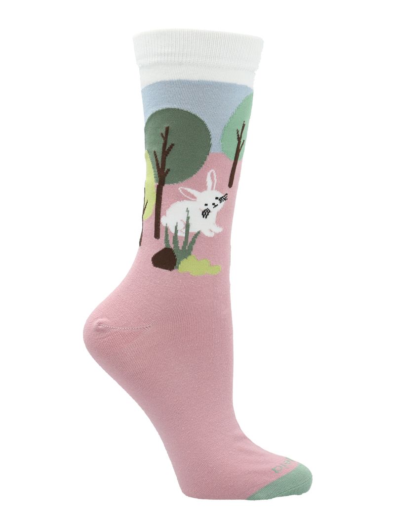 Calcetin Mujer  C Rabbit Rosado Azaleia