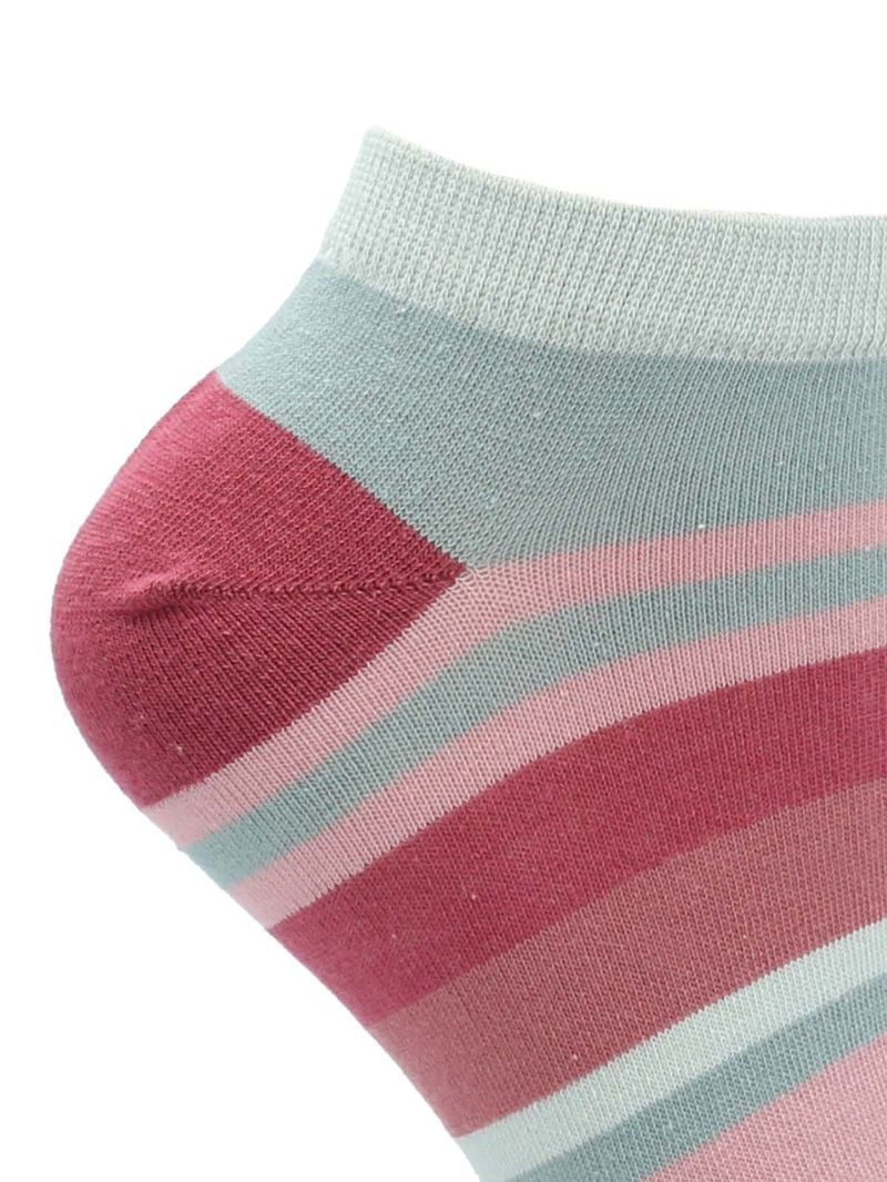 Calcetin-Mujer--Ped-St-Stripe-Rosado-Azaleia