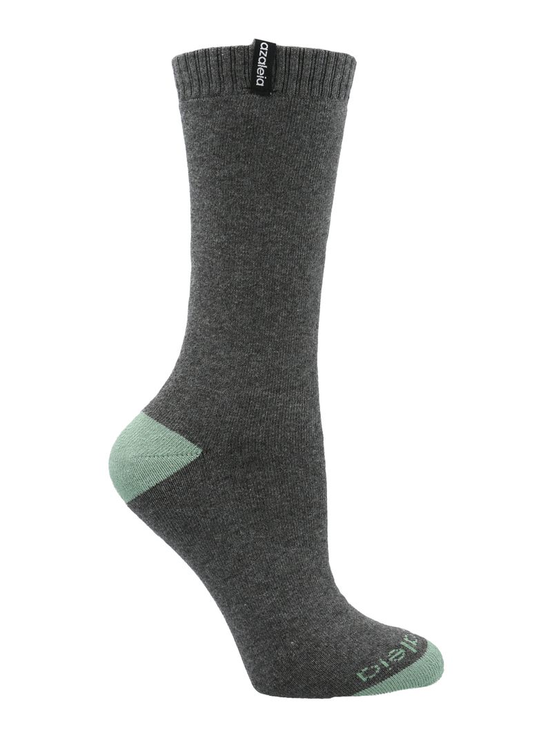 Calcetin-Mujer--Heavy-Plain-Gris-Azaleia