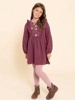 Vestido-Niña-Petunia-Burdeo
