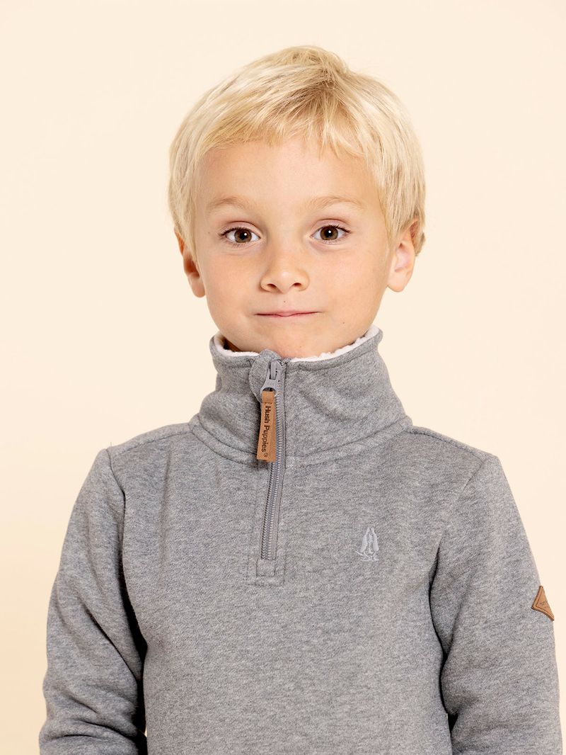 Poleron-Niño-Row-Gris