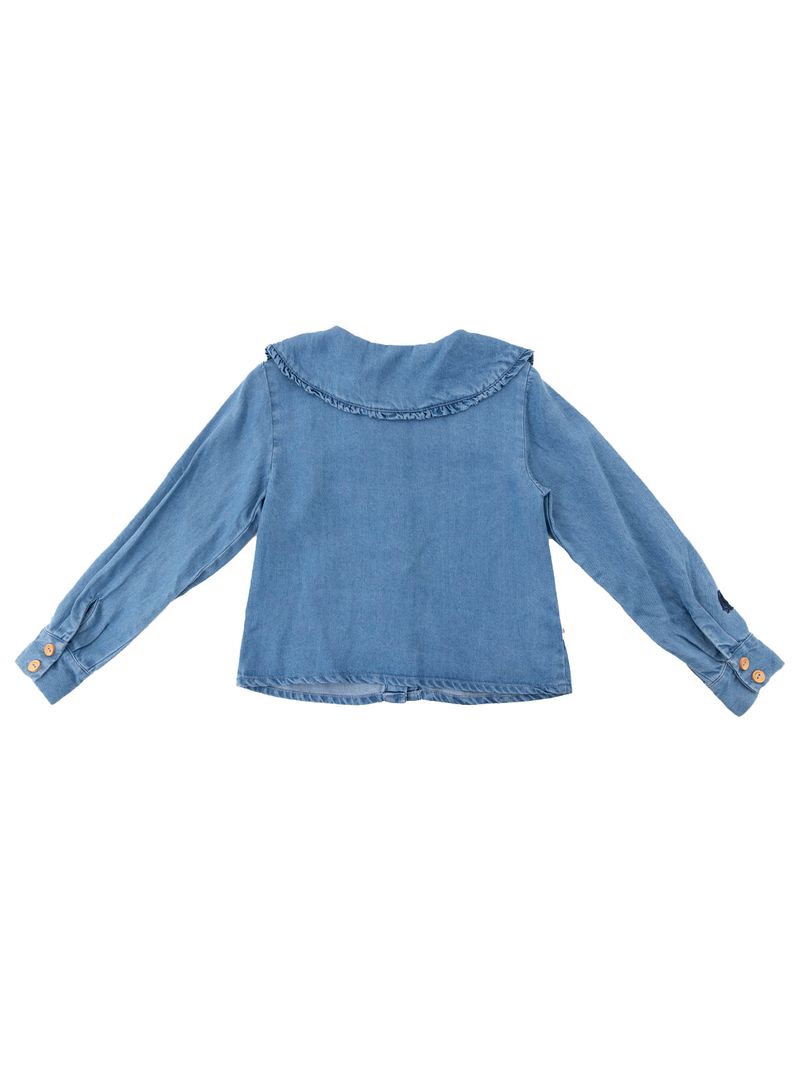 Blusa Manga Larga Niña Matilda Azul