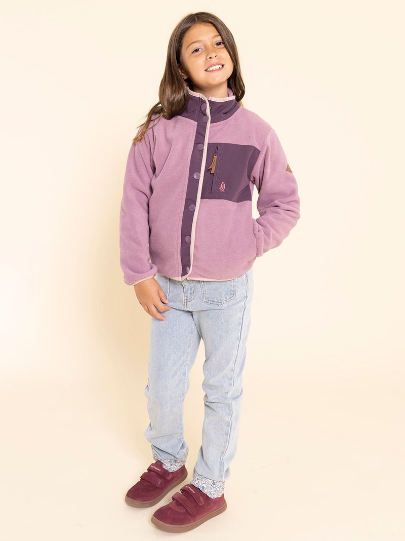Polar-Niña-Shaggy-Morado