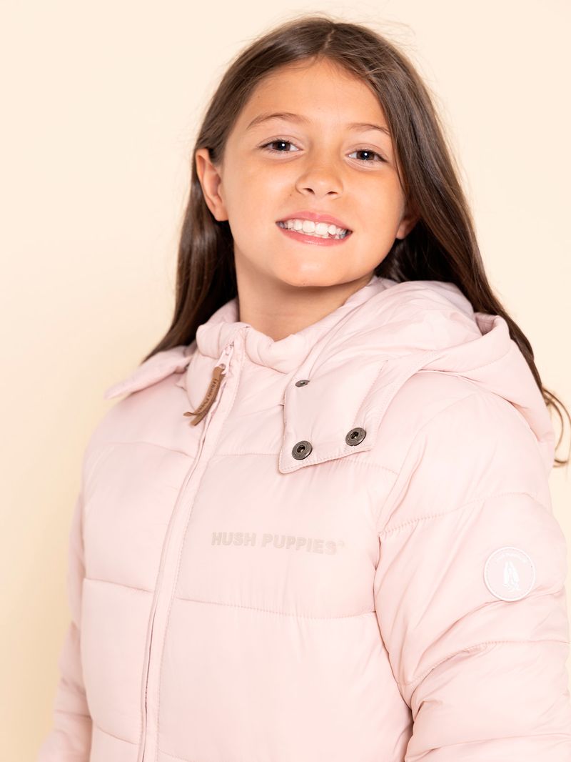 Parka-Niña-Campo-Rosada