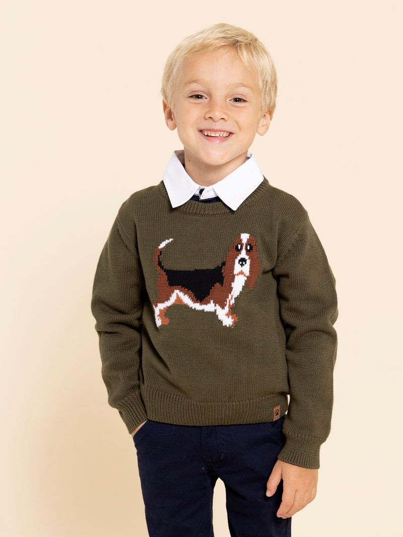 Chaleco Niño Basset Verde