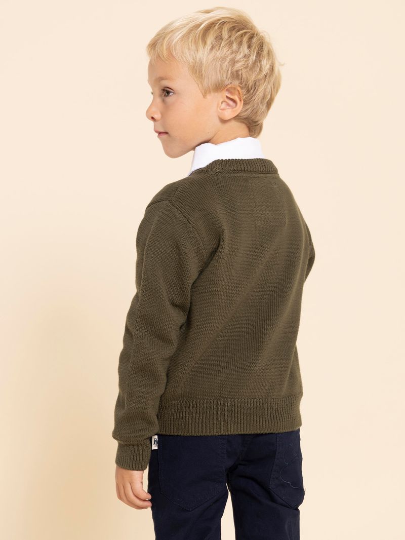 Chaleco Niño Basset Verde