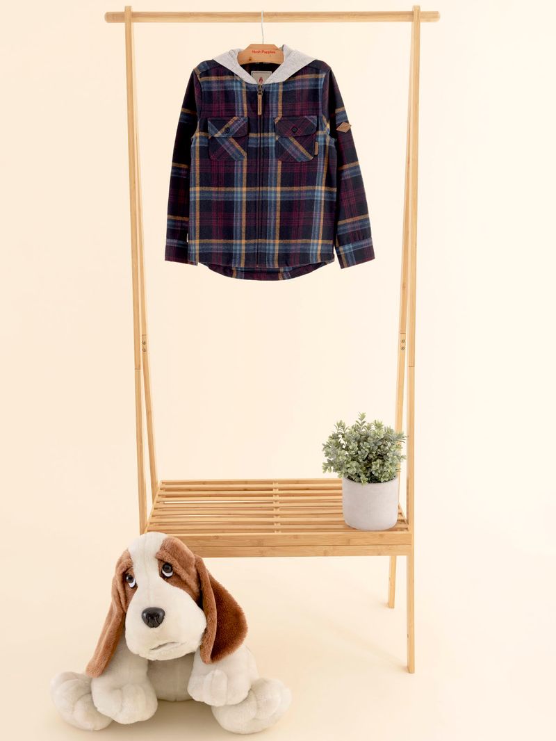 Chaqueta Franela Niño Nevado Azul