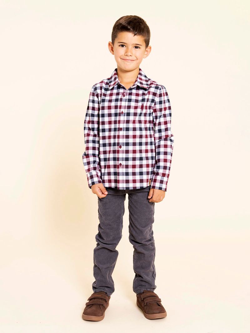 Camisa Niño Collie Rojo