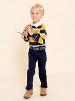 Pantalon Niño Belt Azul