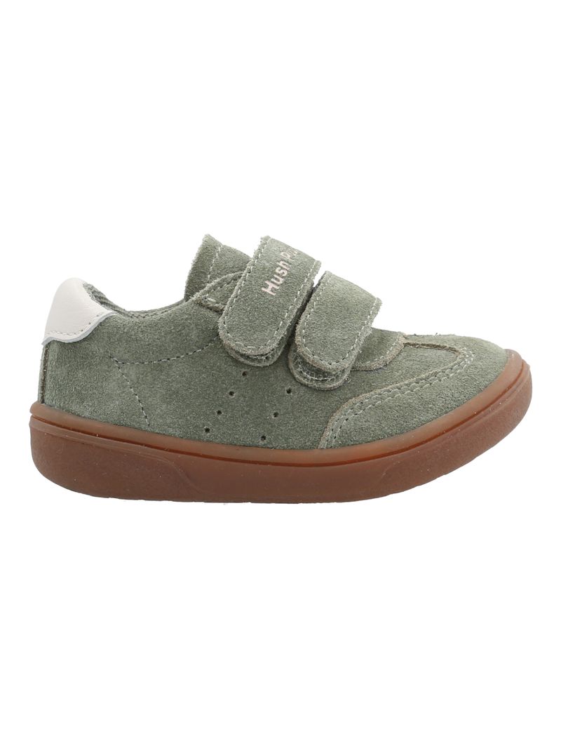 Zapatilla-Cuero-Niño-Clara-K-Verde
