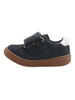 Zapatilla-Cuero-Niña-Clara-K-Azul