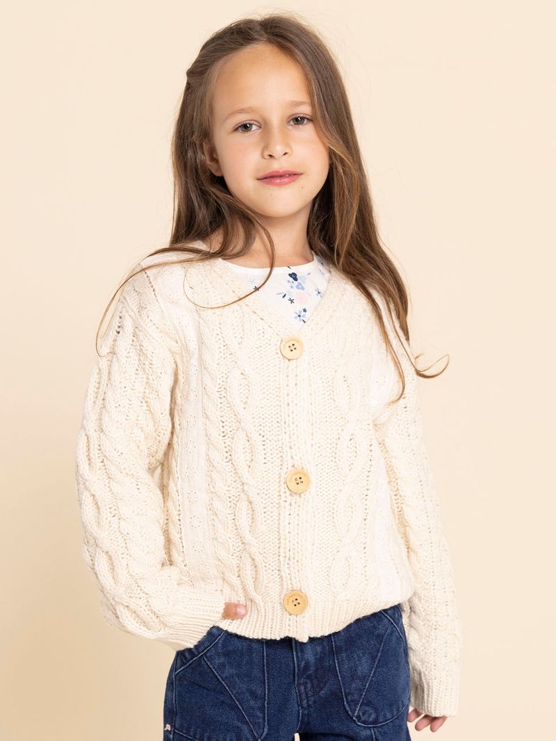 Chaleco-Niña-Elena-Blanco