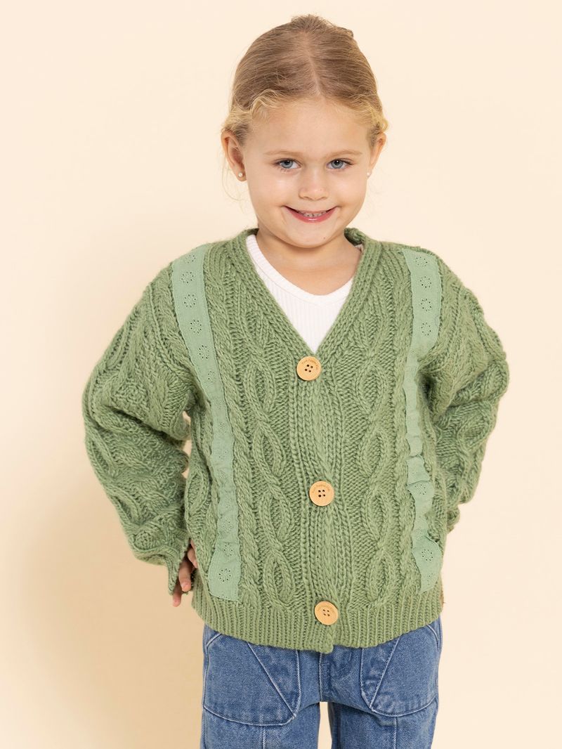 Chaleco-Niña-Elena-Verde