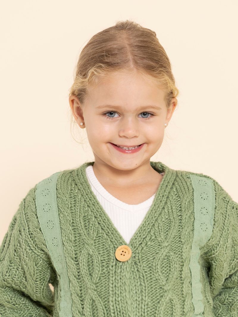 Chaleco-Niña-Elena-Verde