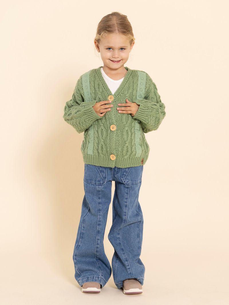 Chaleco-Niña-Elena-Verde