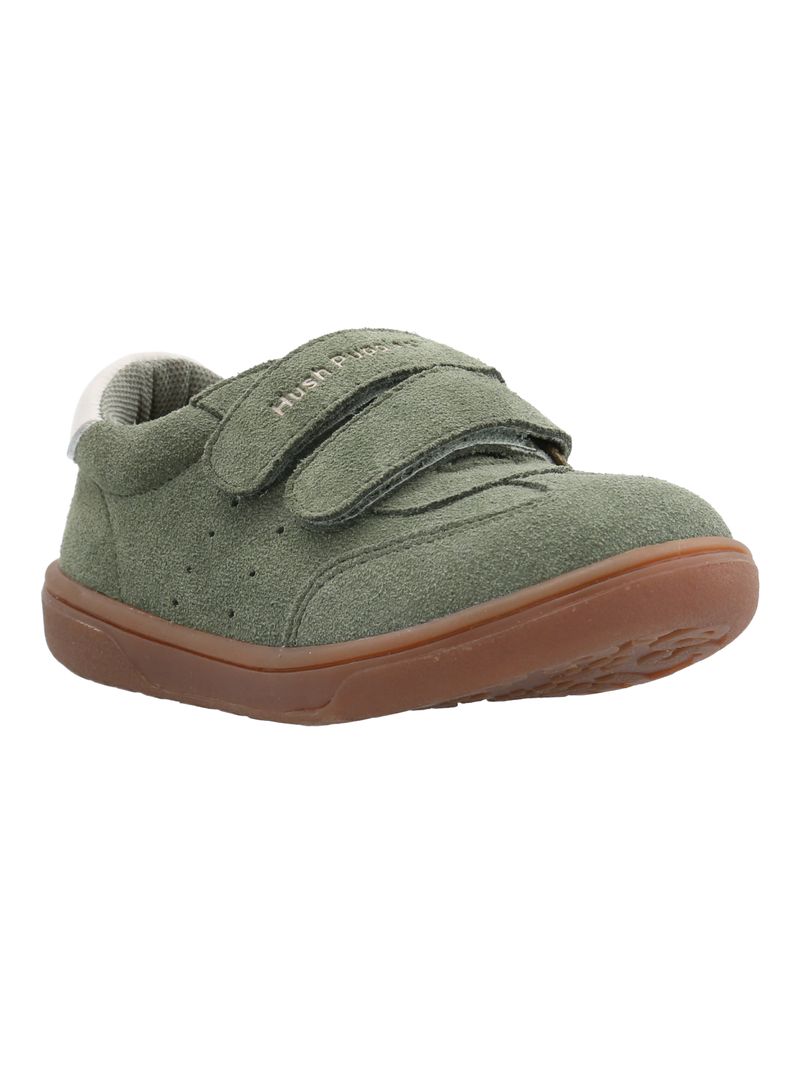 Zapatilla-Cuero-Niño-Clara-K-Verde