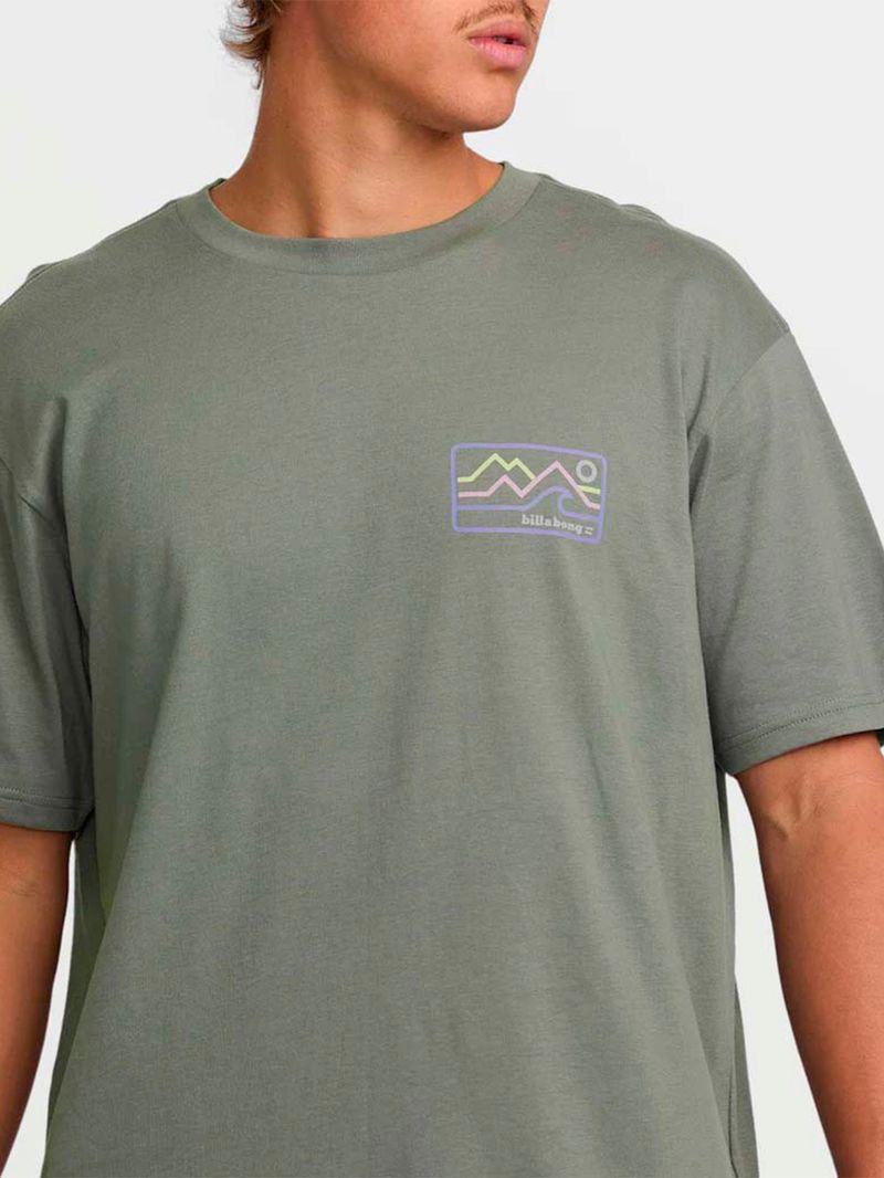 Polera M/C Hombre A/Div Gris Billabong