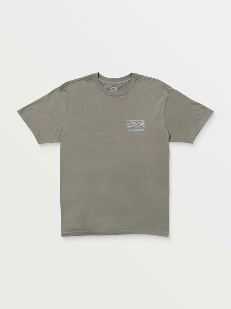 Polera M/C Hombre A/Div Gris Billabong