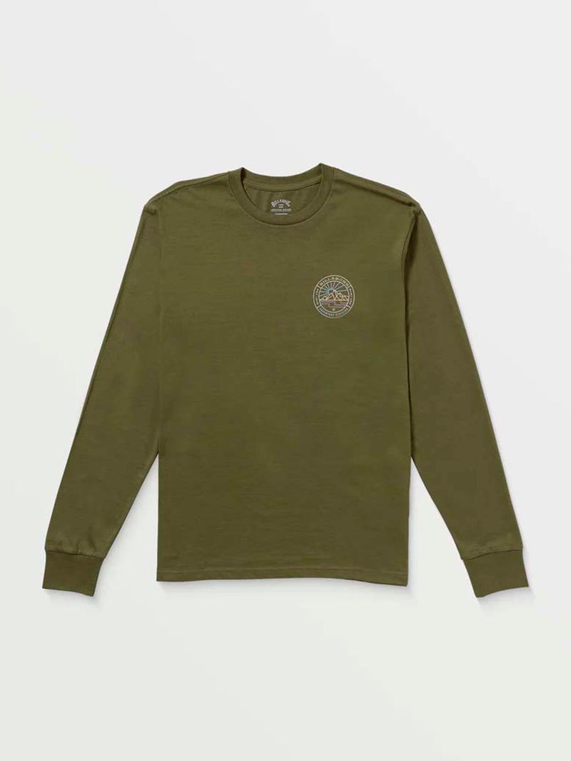 Polera M/L Hombre A/Div Verde Billabong