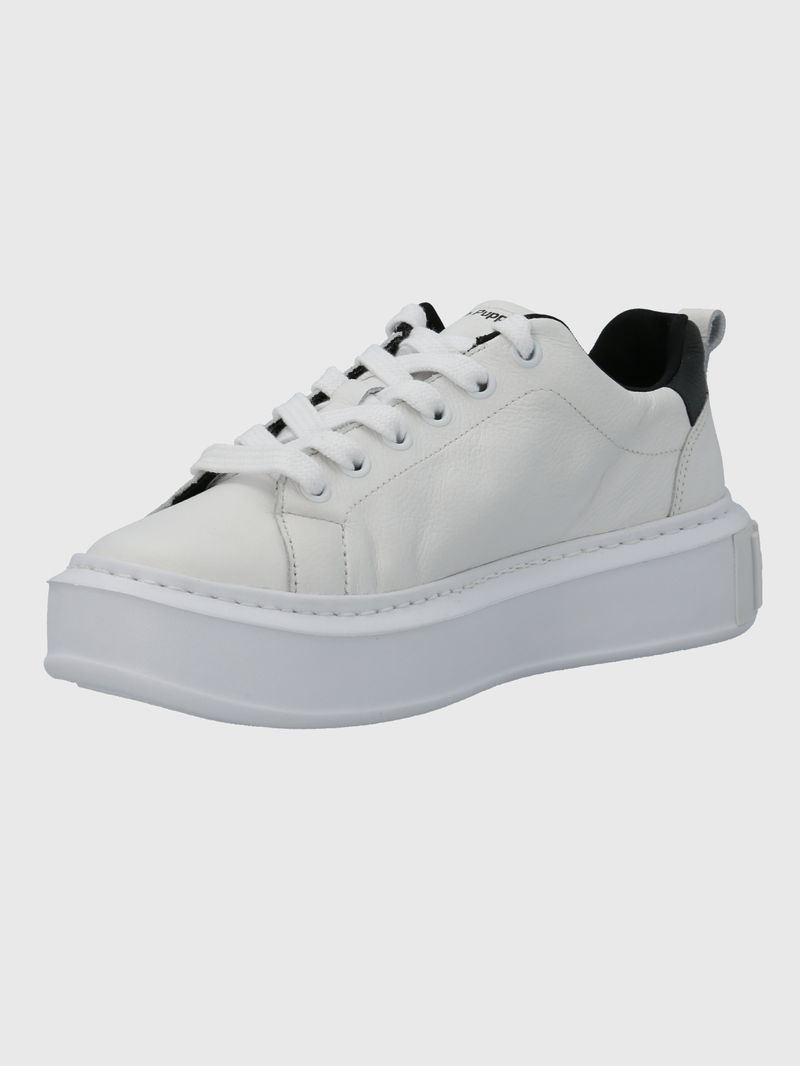 Zapatilla-Cuero-Mujer-Badajoz-Blanca