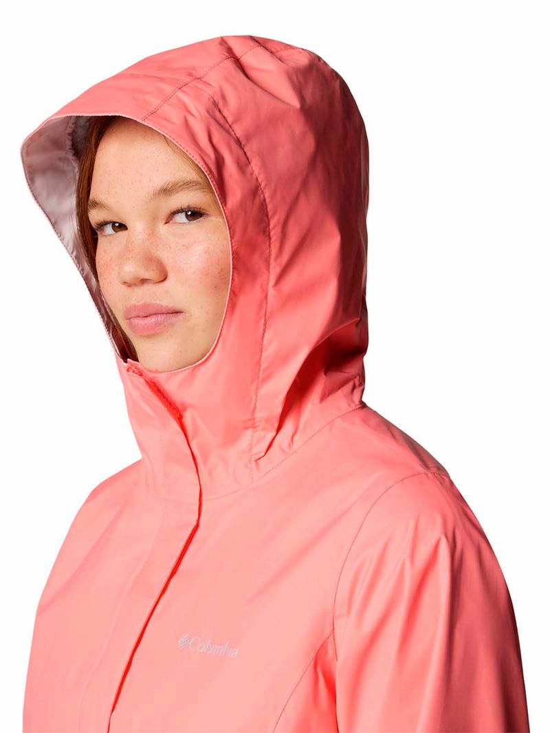 Cortaviento Mujer Arcadia II Rosado Columbia