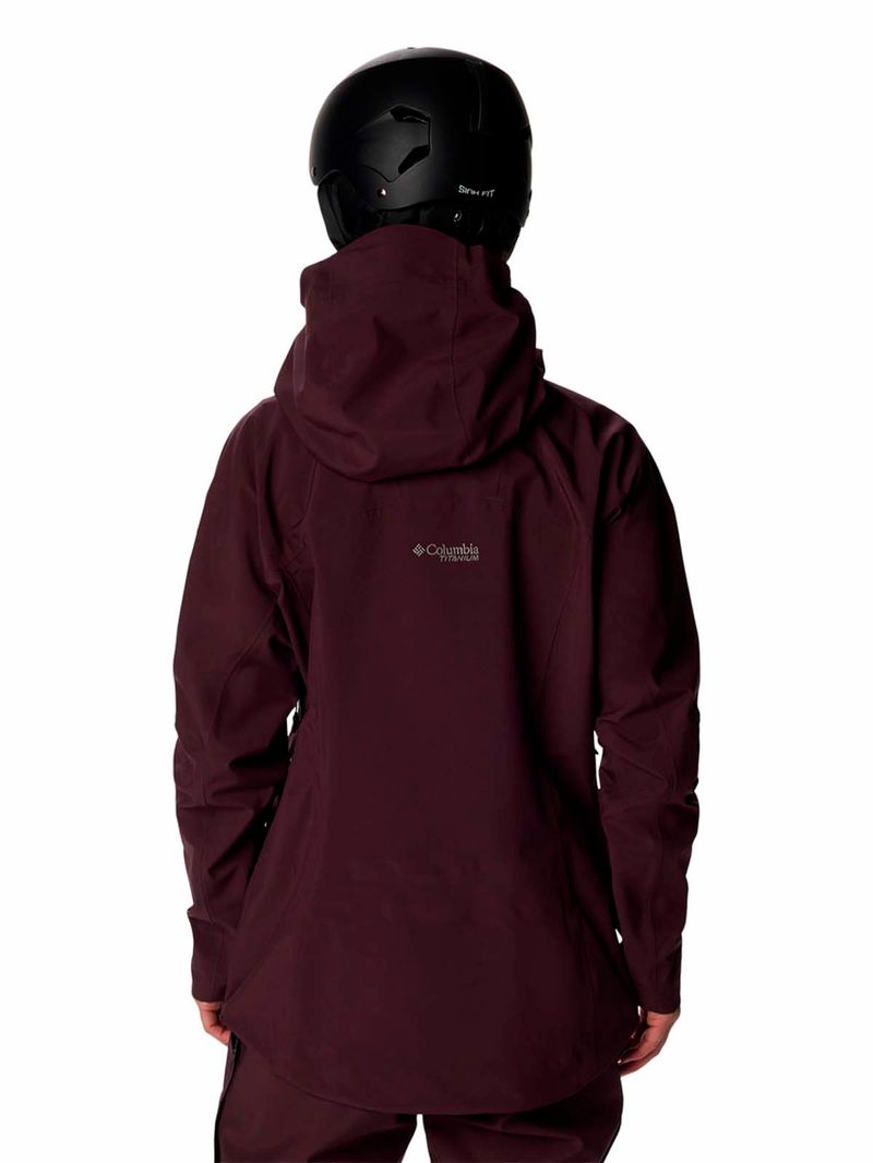 Cortaviento-Mujer-Platinum-Peak-II-3L-Ski-Morado-Columbia