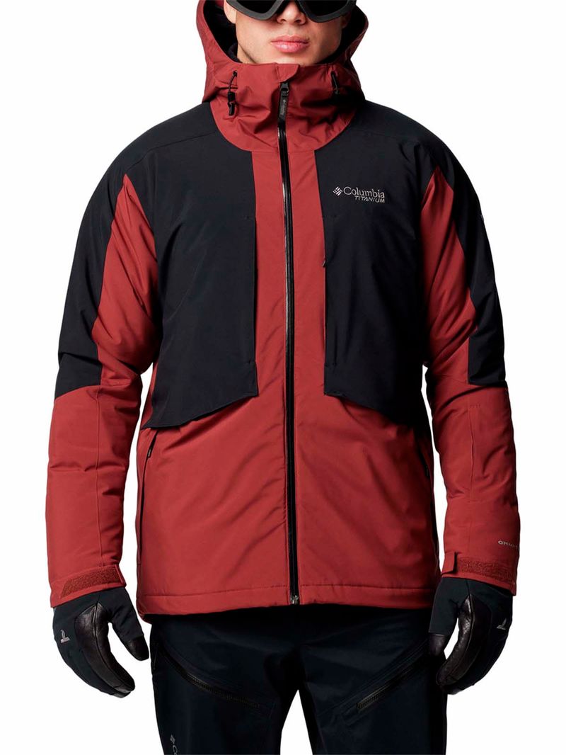 Cortaviento Hombre Highland Summit Ski Rojo Columbia