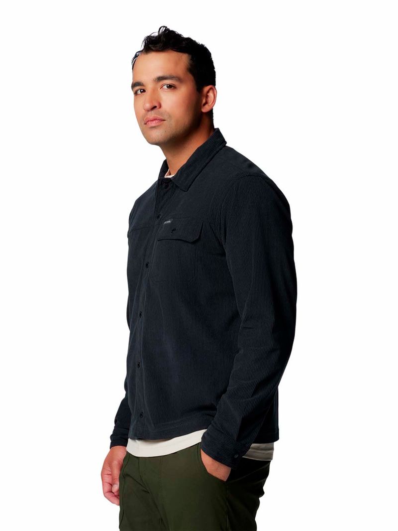 Camisa-Manga-Larga-Hombre-Flare-Gun-Negro-Columbia