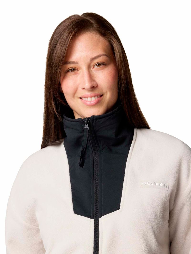 Polar-Mujer-Sequoia-Grove-Full-Zip-Gris-Columbia