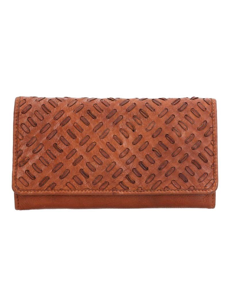 Billetera-Cuero-Mujer-Ws-Braid-Wallet-Camel-Rockford
