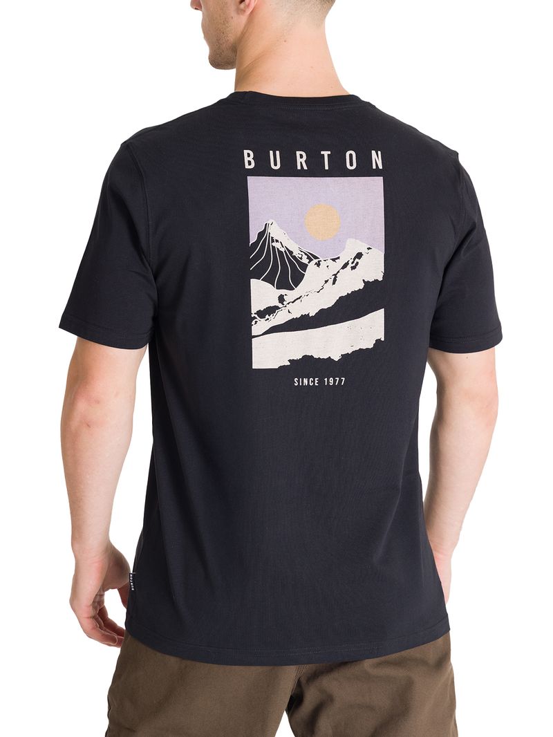 Polera-Manga-Corta-Hombre-Japow-Negra-Burton