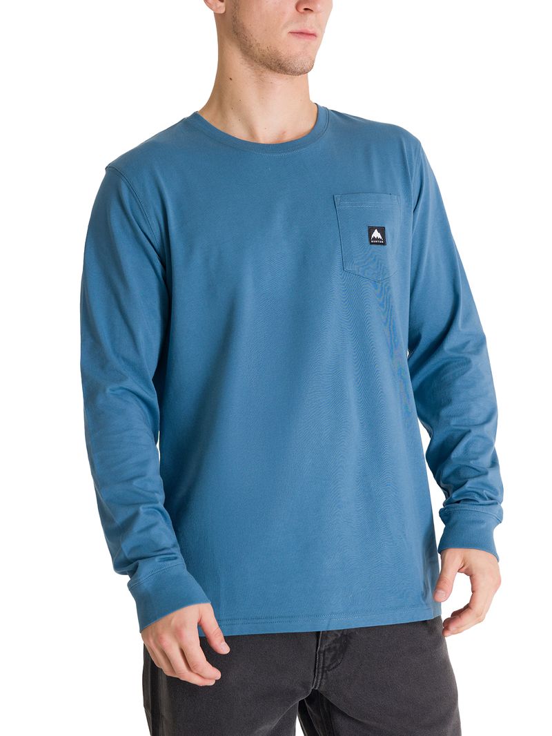 Polera-Manga-Larga-Hombre-Colfax-Azul-Burton