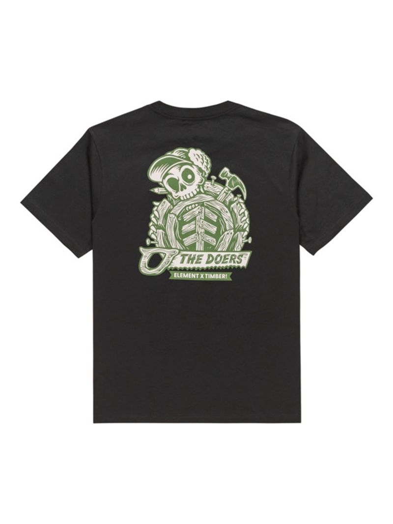 Polera-Manga-Corta-Hombre-Ambition-Negra-Element