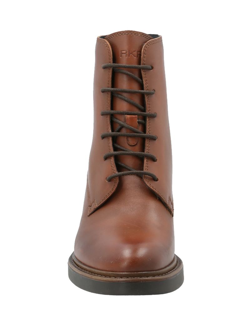 Botín Cuero Mujer Philippa Café Claro Rockford