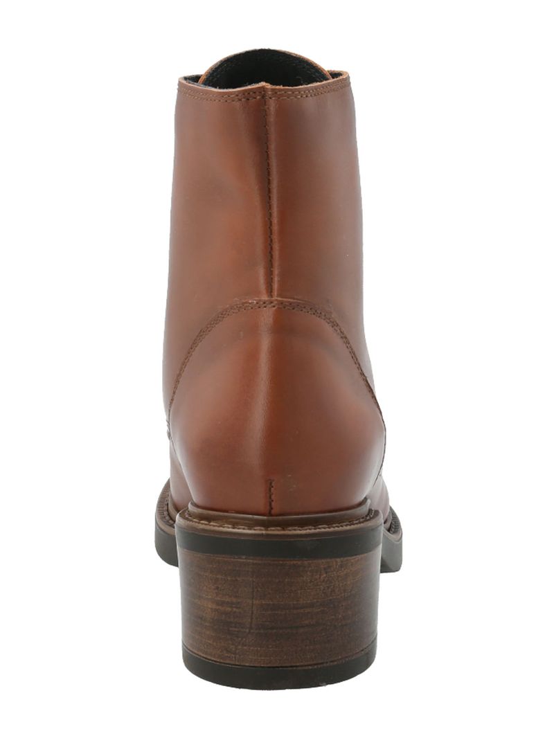 Botín Cuero Mujer Philippa Café Claro Rockford