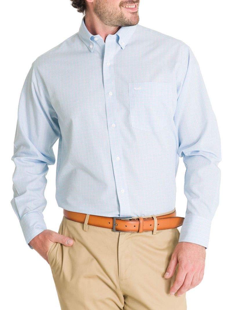 Camisa Cuello Button-Down Hombre WF Celeste Rockford