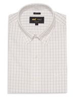 Camisa Cuello Button-Down Hombre WF Blanco a Cuadros Rockford