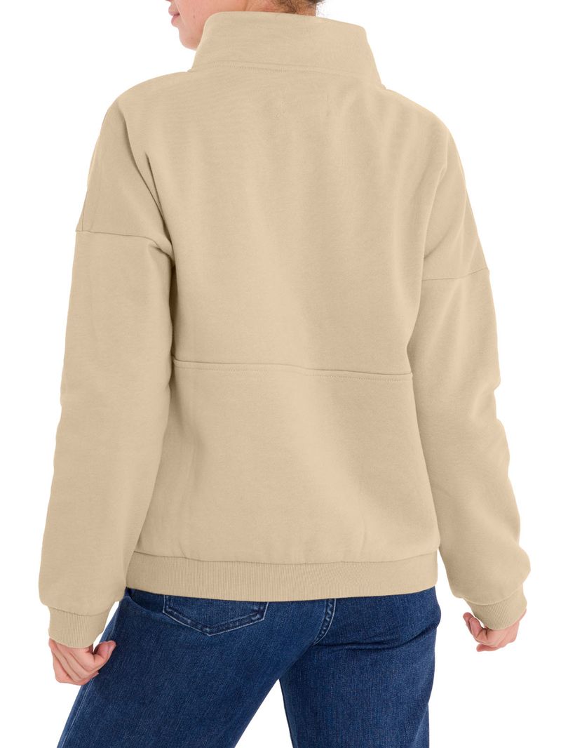 Poleron-Algodon-Organico-Mujer-Cali-Beige-Rockford