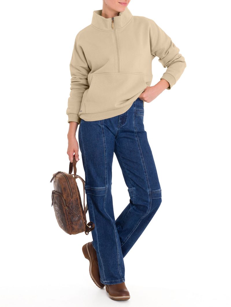 Poleron-Algodon-Organico-Mujer-Cali-Beige-Rockford