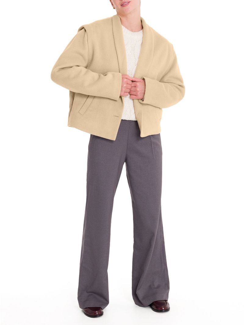 Chaqueta Lana Mujer Savana Beige Rockford